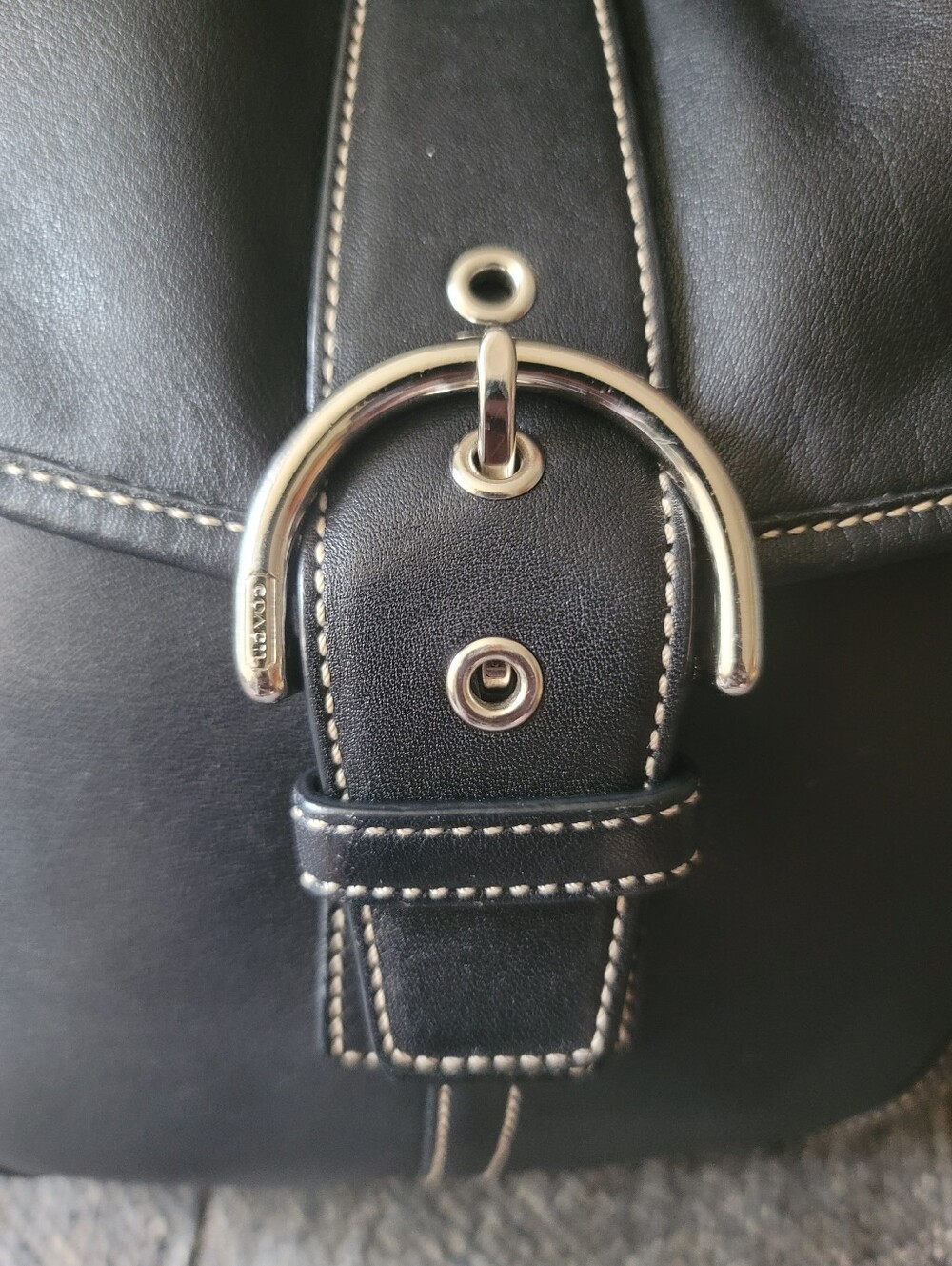 Coach Soho Vintage Leather Hobo Bag 2004 Y2K - Picture 11 of 16
